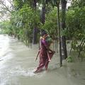 Bangladeš, neurje, nevihta, poplave, dež, uničeni domovi