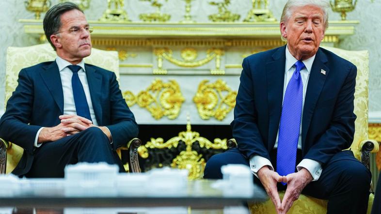 Mark Rutte Donald Trump