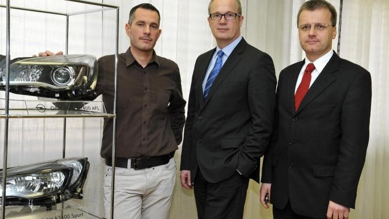 Z leve proti desni Boštjan Furlan, Christof Droste in Tomaž Jurejevčič (Foto: An