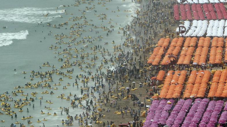 Plaža Busan v Južni Koreji