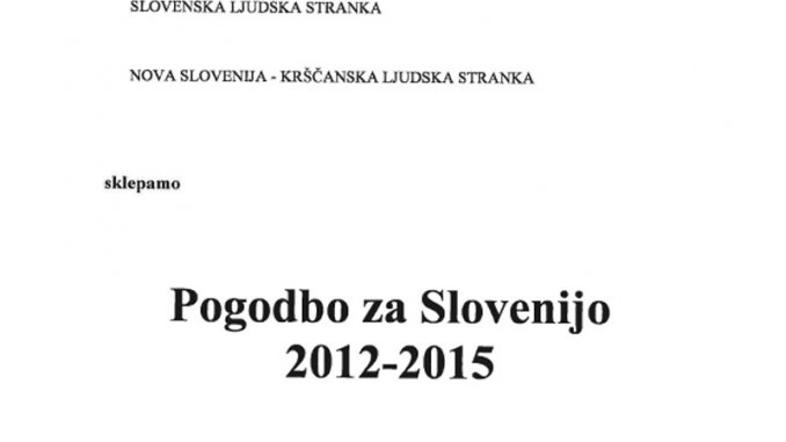 Pogodba za Slovenijo