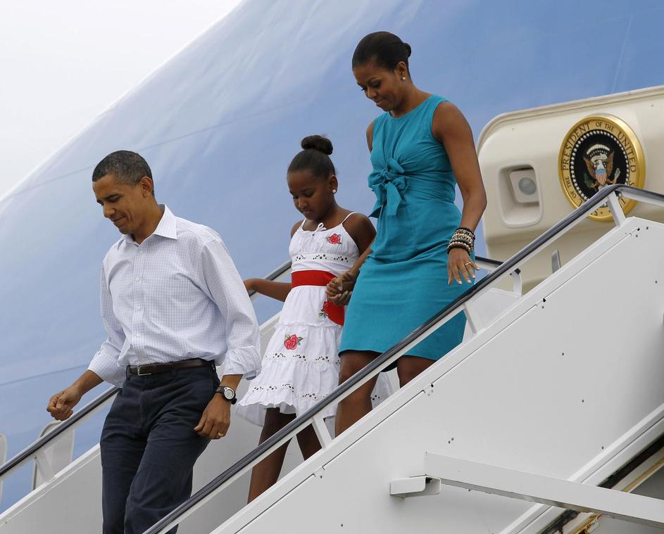 Barack Obama, Michelle Obama, družina Obama, Florida
