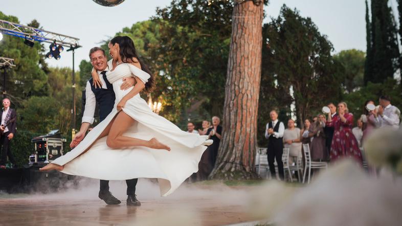 Robert Golob Tina Gaber poroka strunjan