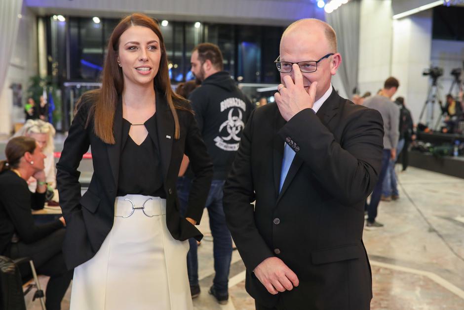 volitve v evropski parlament 2019, Irena Joveva, Klemen Grošelj | Avtor: Saša Despot