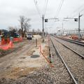 Gradbišče železniške postaje Dolgi most