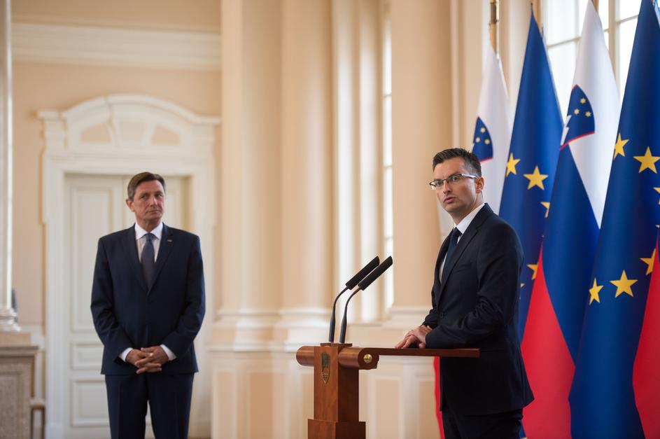 Vlada Marjan Šarec Borut Pahor predsedniška palača
