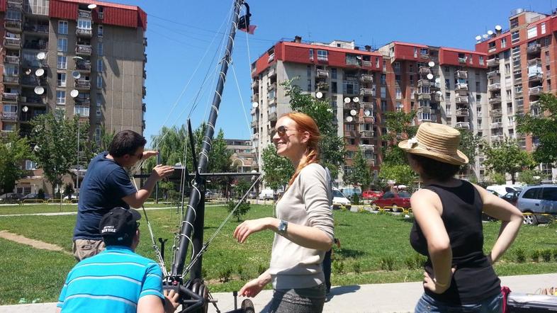 Mojca Mavec Kosovo snemanje