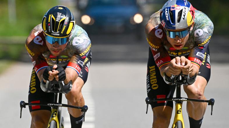 Primož Roglič Wout van Aert