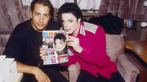Alex Gernandt, odgovorni urednik revije Bravo, s pokojnim Michaelom Jacksonom le