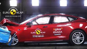 Tesla model S na Euro NCAP