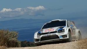 Sebastian Ogier Volkswagen reli po Sardiniji