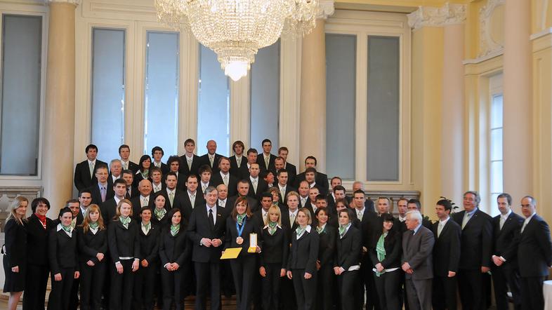 olimpijske igre sprejem olimpijci predsednik Türk