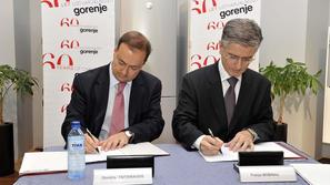 gorenje, Velenje, podpis pogodbe o dokapitalizaciji z IFC, Franjo Bobinac

