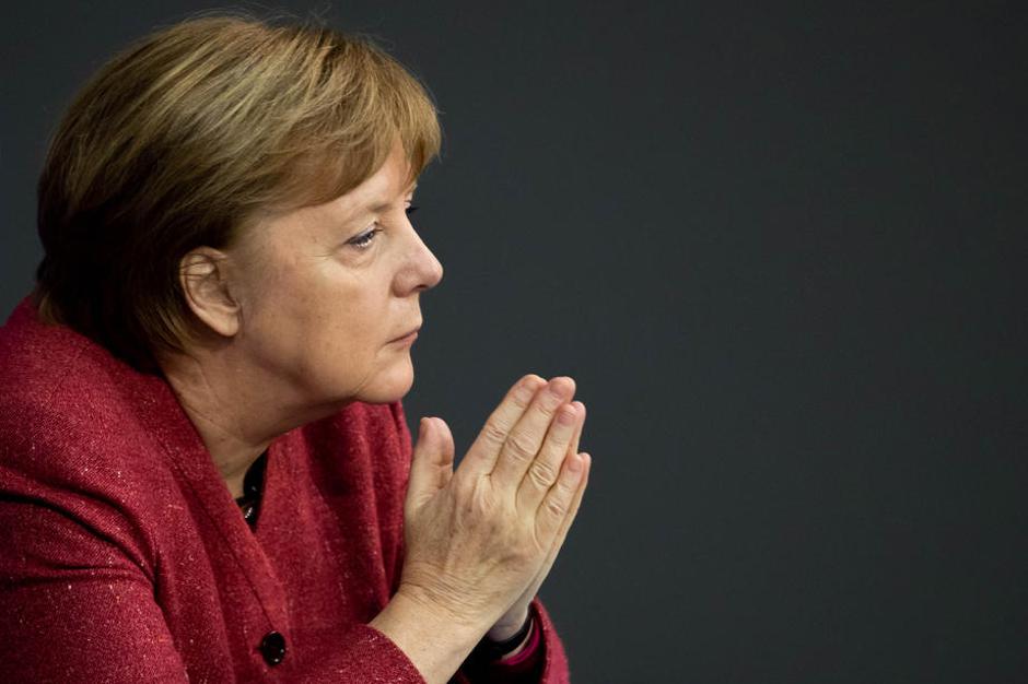 Angela Merkel v Bundestagu | Avtor: Epa