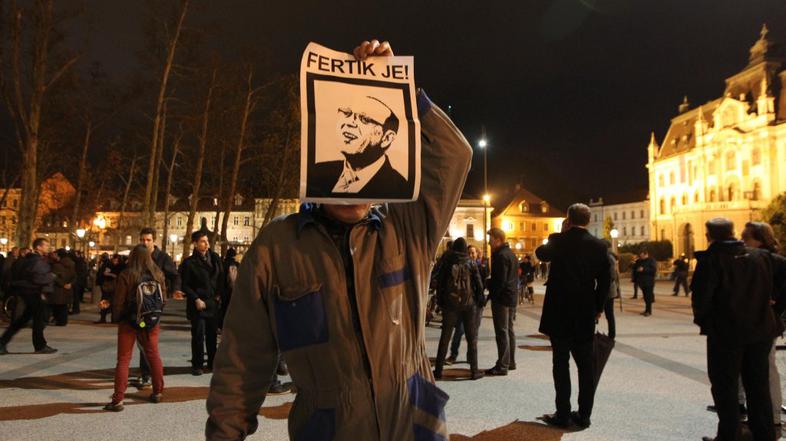 Protest v Ljubljani