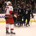 Veselje Kraljev po golu Dustina Browna.