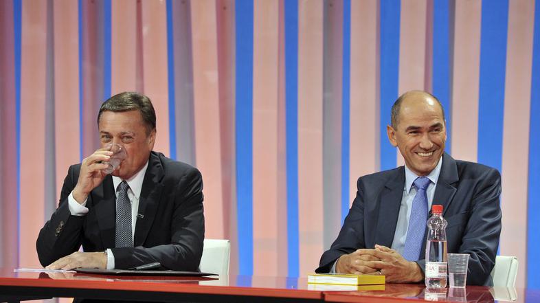 Zoran Janković Janez Janša