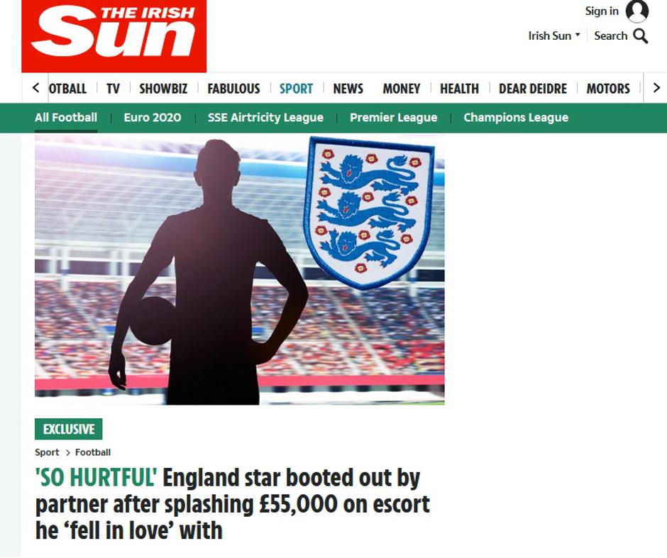 Angleški nogometni reprezentant | Avtor: Reševalni pas/Twitter