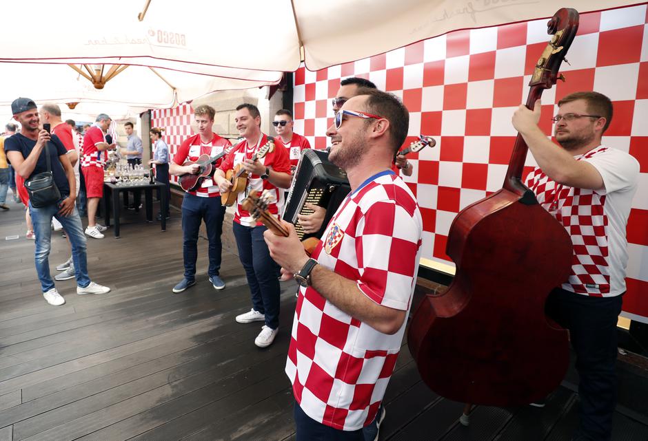 Hrvaški navijači v Moswkvi | Avtor: Epa