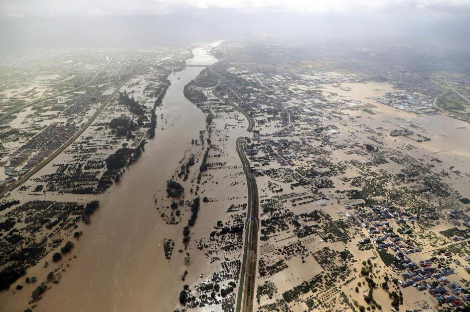 Tajfun Hagibis zadel Japonsko