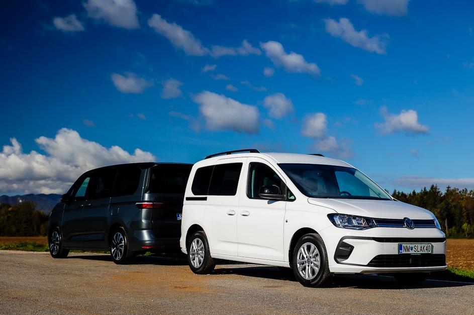 predstavitev Volkswagen Caddy in Multivan, California