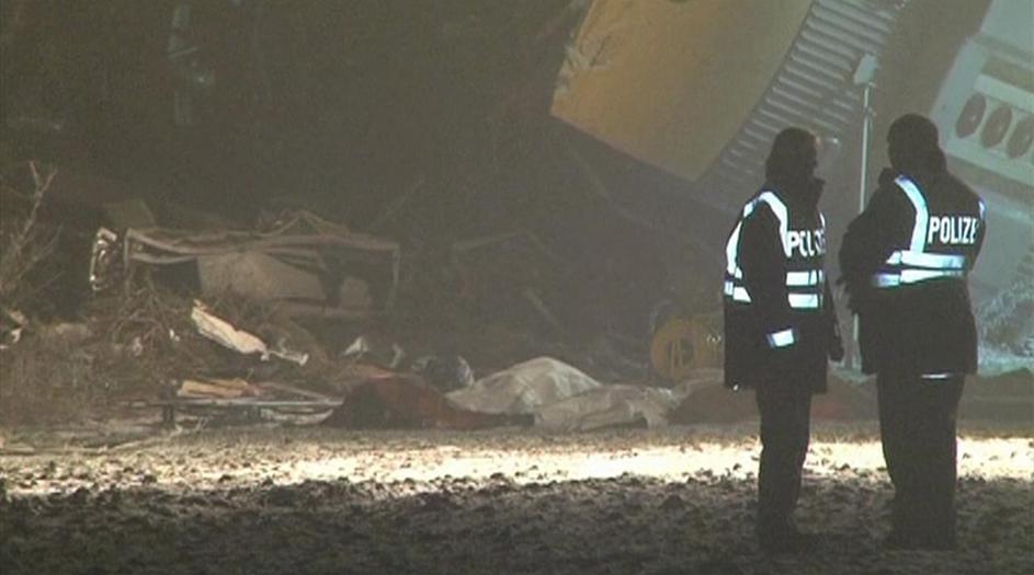 vlak, trčenje, Nemčija