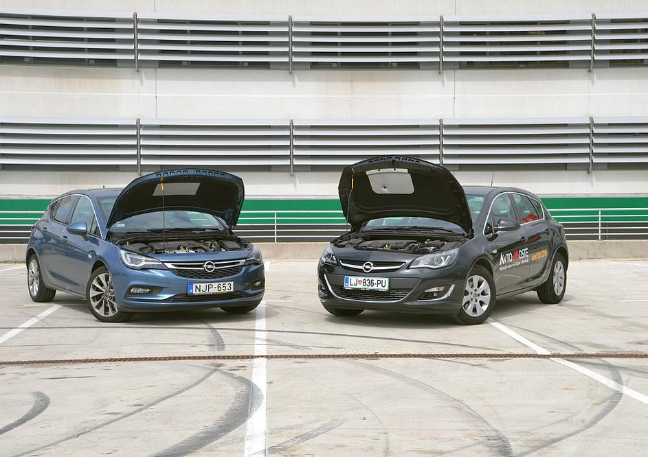 Primerjava porabe: nova opel astra proti stari opel astri