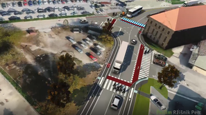 Rekonstrukcija, prenova, Kidričeva cesta, Škofja Loka