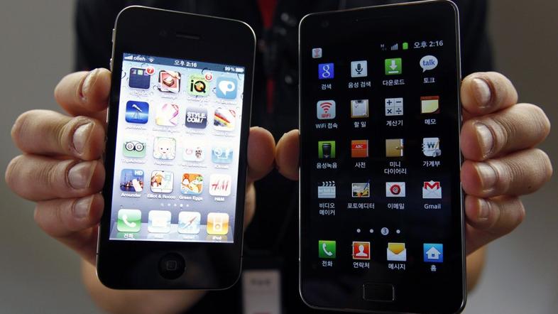 Samsung galaxy in iPhone 4S