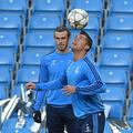 Cristiano Ronaldo Gareth Bale Real Madrid trening