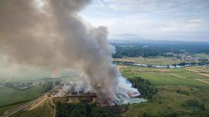 požar Zalog Straža