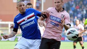 Palombo Kurtić Sampdoria Palermo Serie A Italija liga prvenstvo
