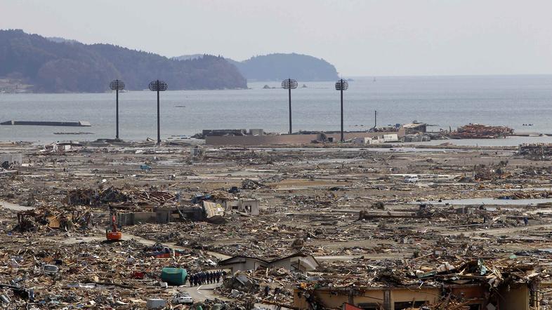 Uničenje v mestu Rikuzentakata. (Foto: Reuters)