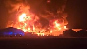 Požar v industrijski coni v Mariboru