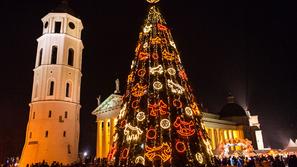 Božično drevo v Vilni