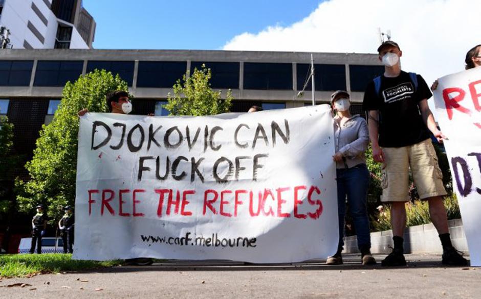 Novak Đoković navijači Melbourne | Avtor: Profimedia