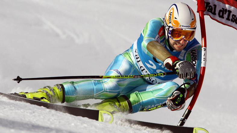 Aleš Gorza bo na veleslalomu prvi slovenski adut. (Foto: AFP)