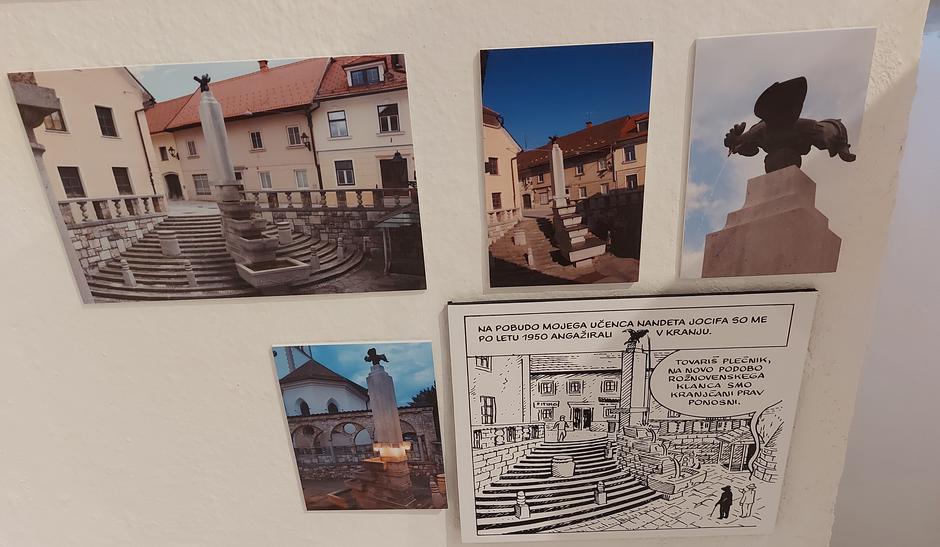 Plečnik na Gorenjskem, razstava ZVKDS Kranj | Avtor: M. Ha.