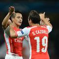 Alexis Cazorla Arsenal Bešiktaš Liga prvakov 4. predkolo