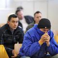 Policist Matej Bobera je na sodišče prišel med dopustom, saj je sicer na mirovni