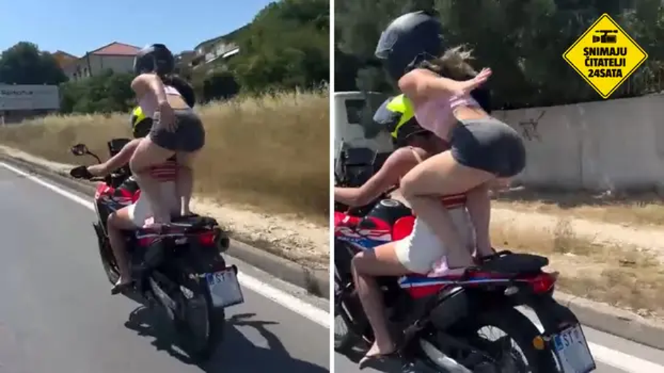 Motoristki v Splitu | Avtor: bralec 24sata