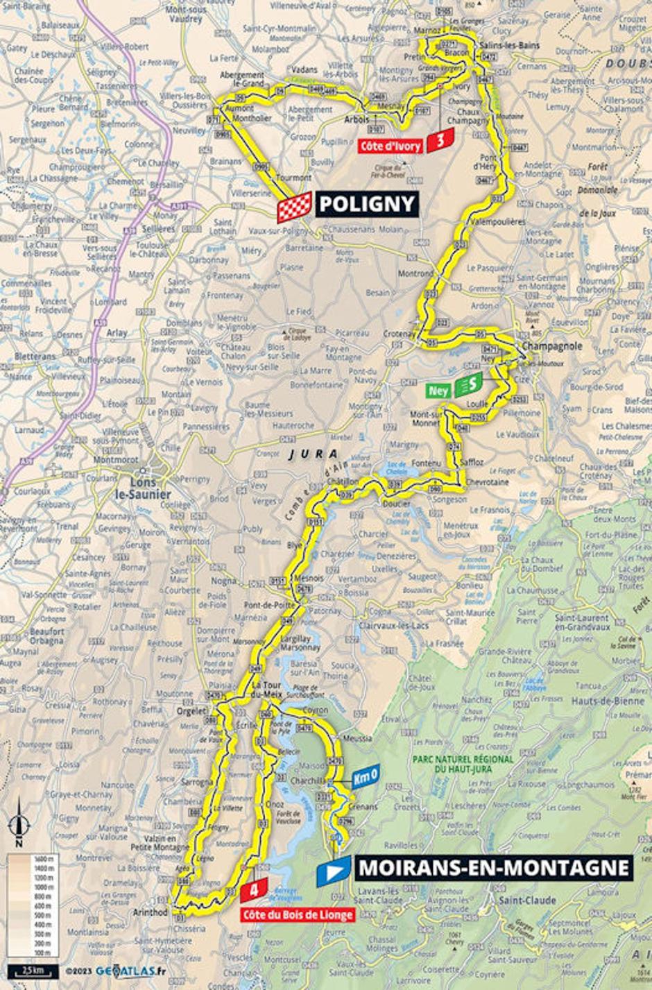 Trasa 19. etape | Avtor: Cyclingstage