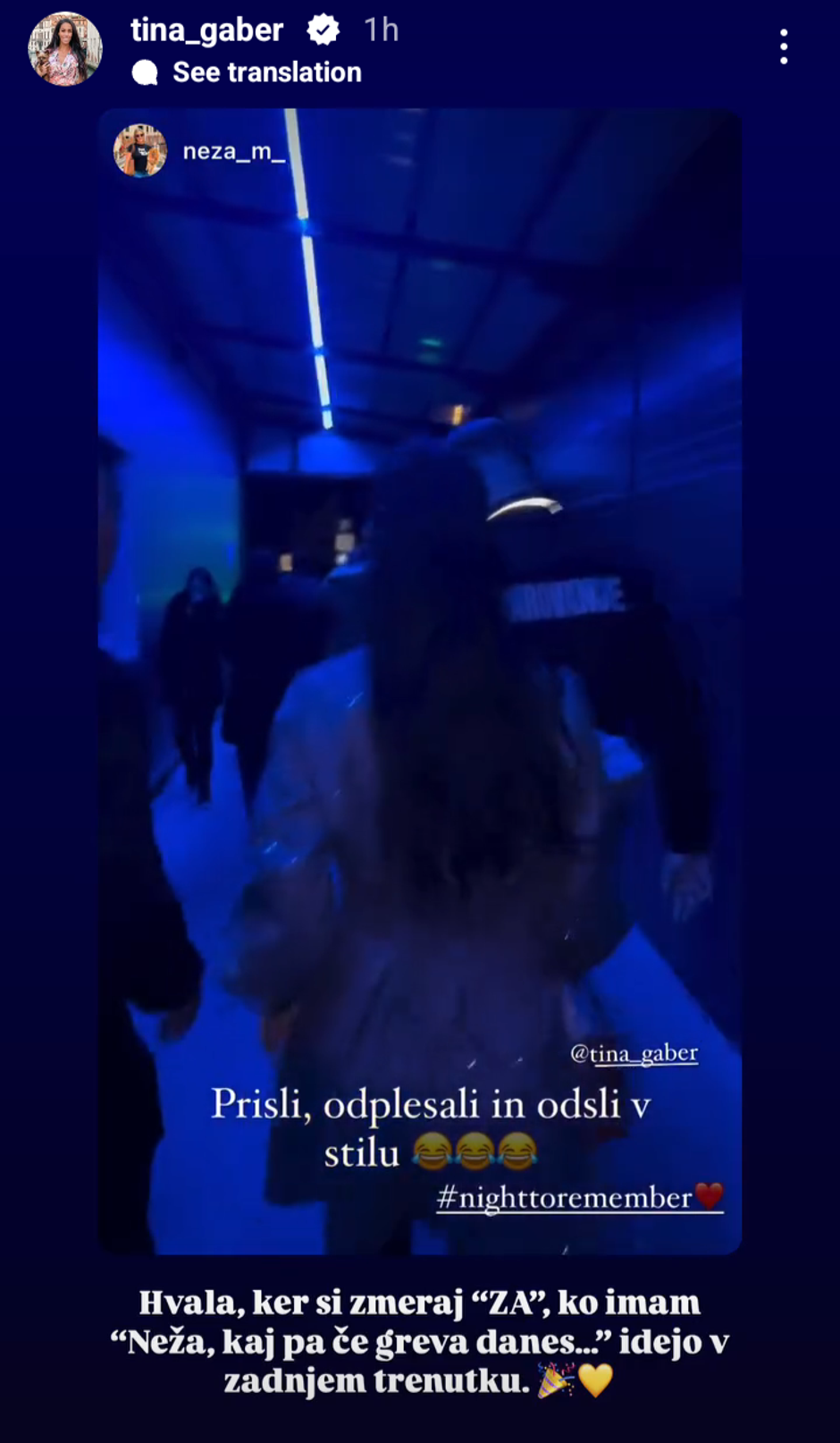 Tina Gaber | Avtor: Instagram