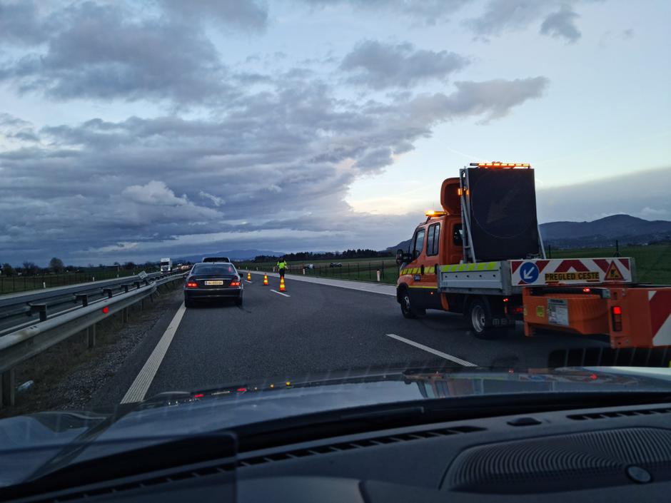 Nesreča na dolenjski avtocesti | Avtor: Bralec