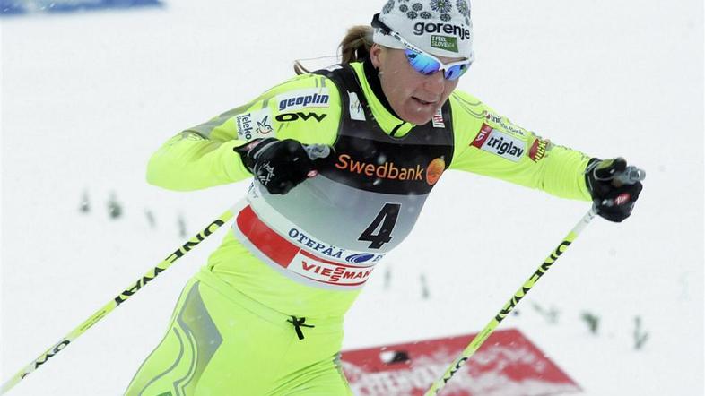 Ker je prehitela Follisovo, je Majdičeva pred zadnjim sprintom v Stockholmu prev