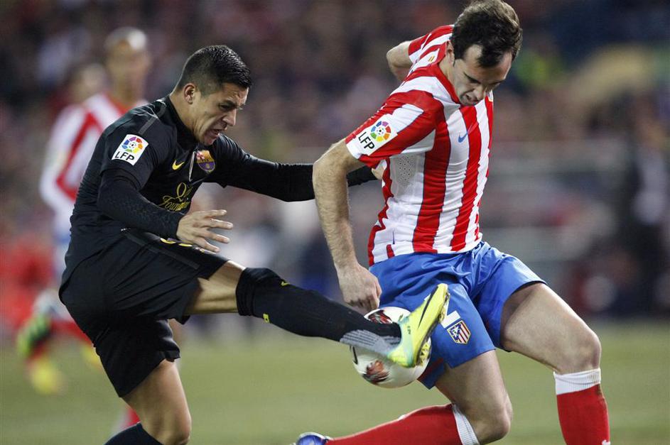 Alexis Sanchez Diego Godin Atletico Madrid Barcelona Liga BBVA Španija španska l