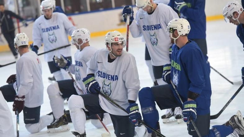 Slovenija hokej trening slovenska hokejska reprezentanca