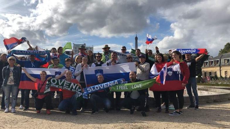 slovenski navijači odbojka Pariz