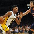 Young Datome Los Angeles Lakers Detroit Pistons NBA