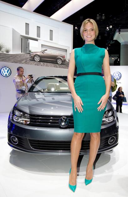 VW eos in Heidi Klum